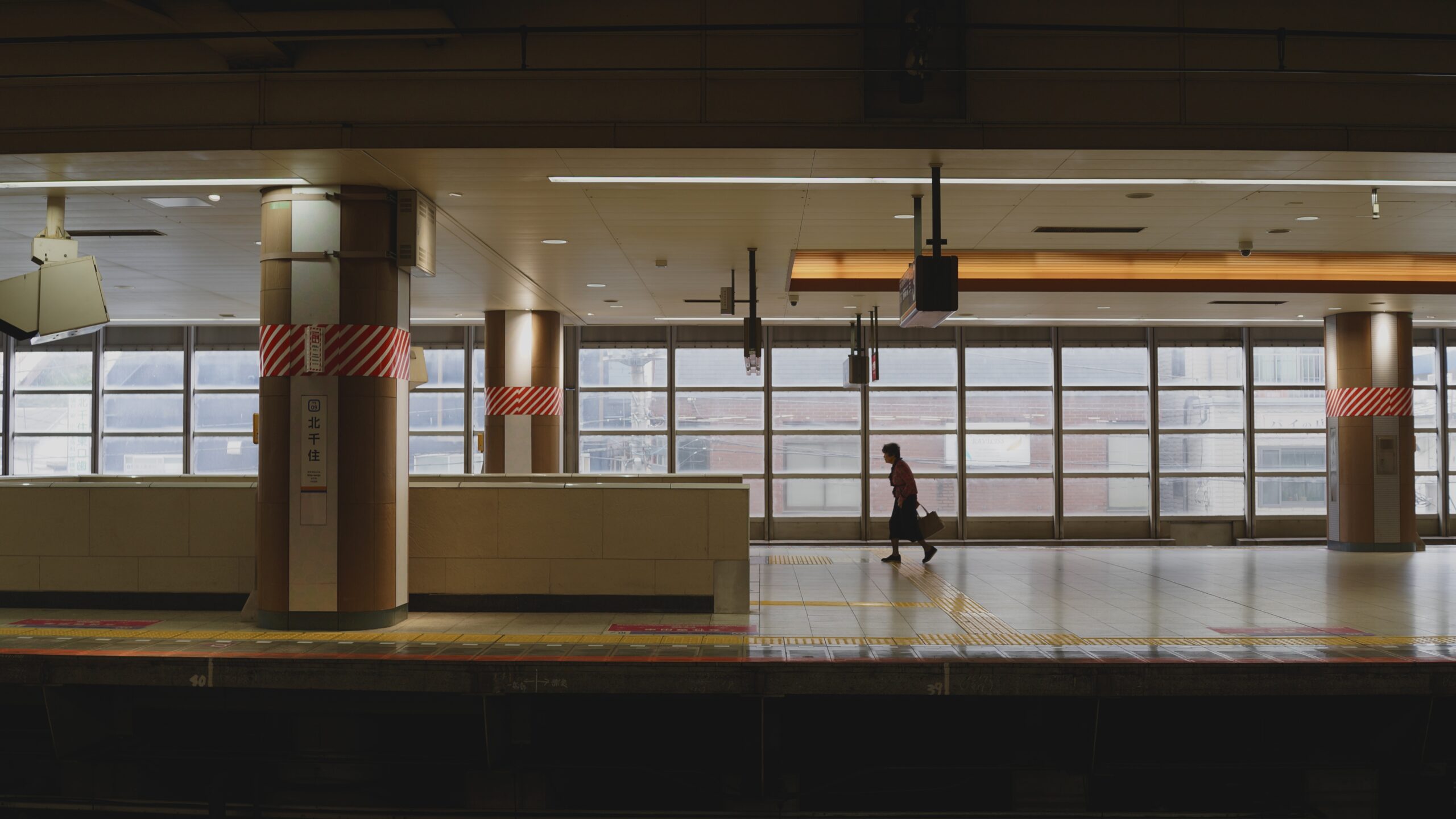 Ältere Dame, Tokyo Station