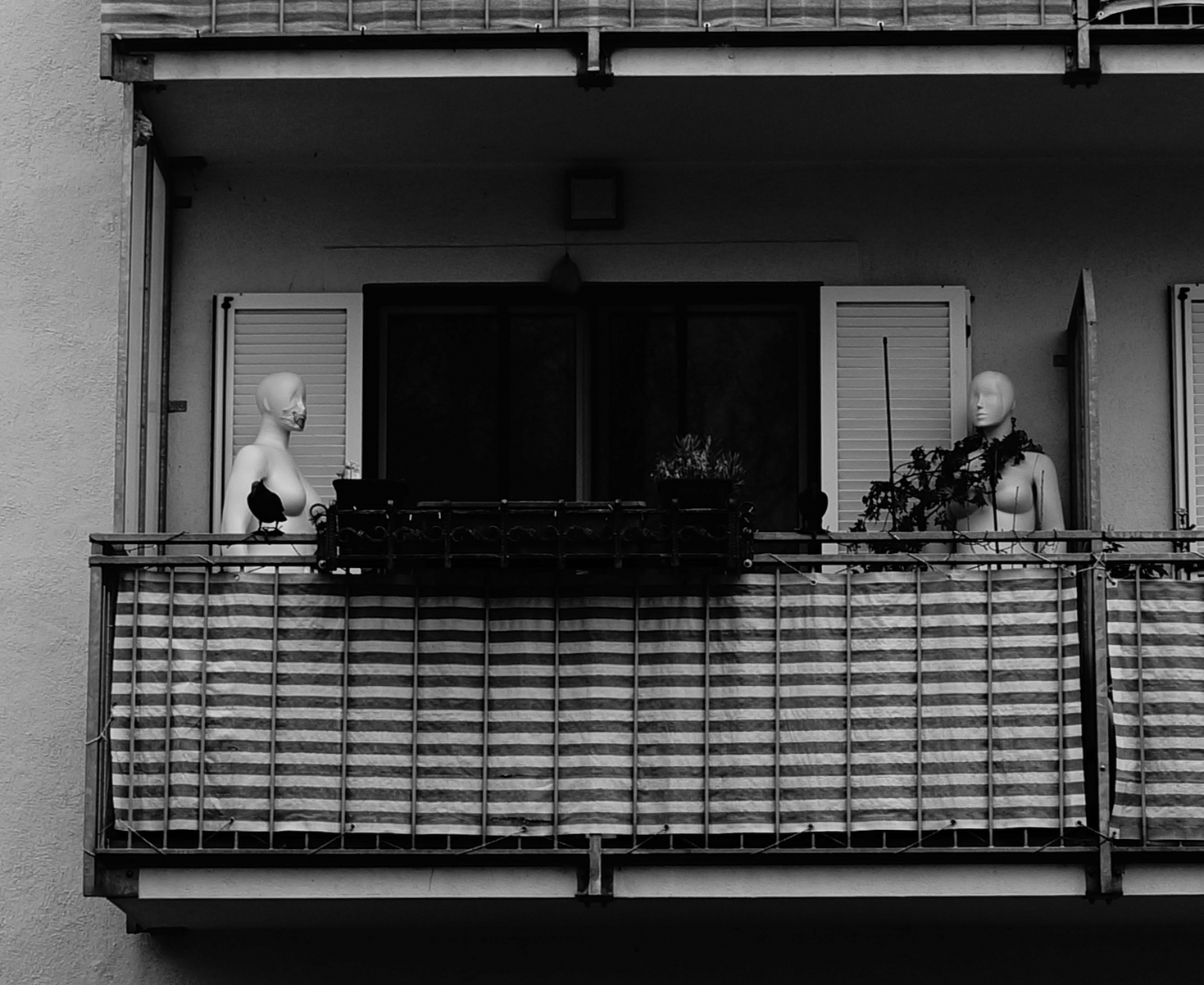 Ein Dialog am Balkon, Wien