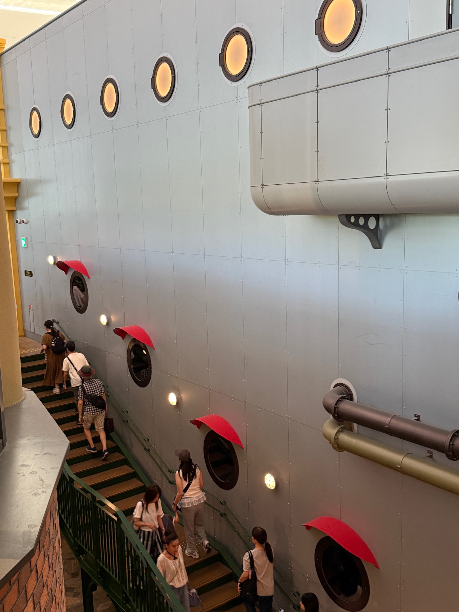 Treppe in einem Lagerhaus, Nagoya